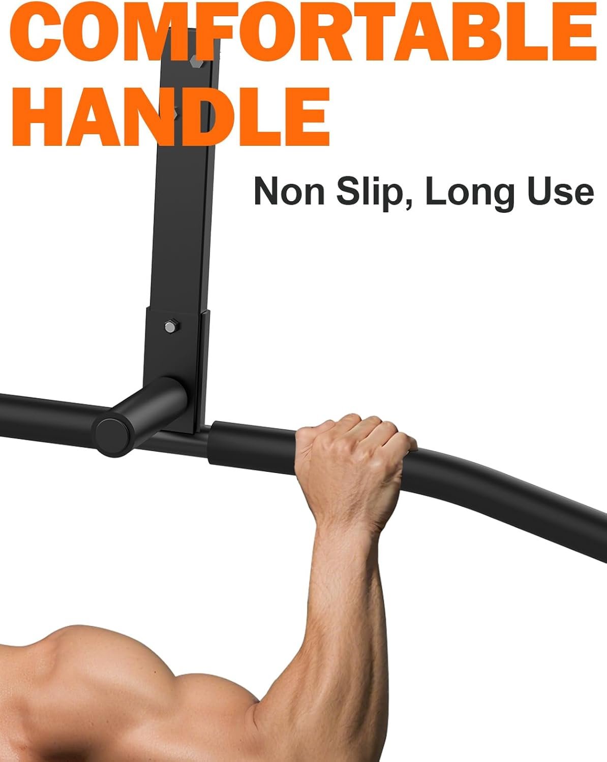 Fitarc Joist Mount Pull Up Bar, Wall Chin Up Bar Ceiling Mount for Beams, Heavy Duty Steel Construction, Home Gym Workout Equipment -Patent Pending