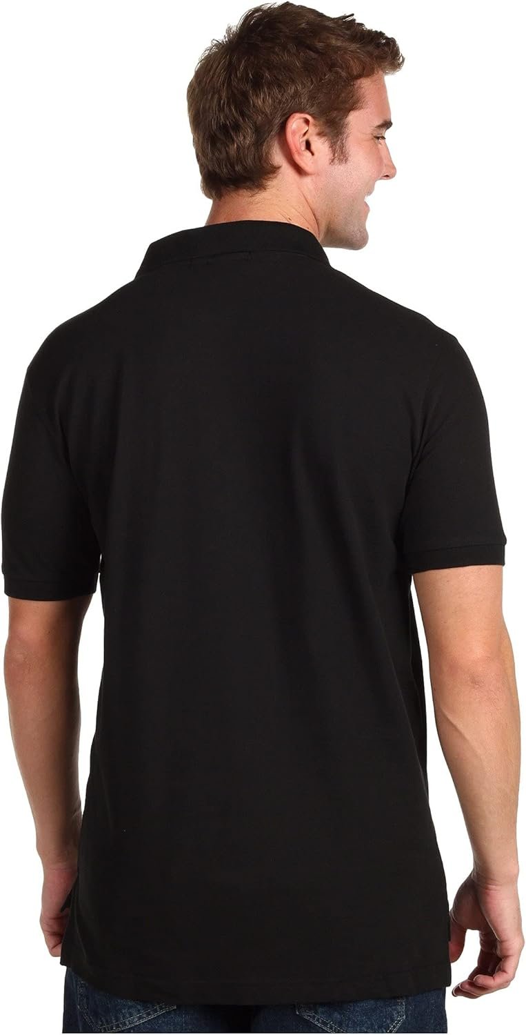 U.S. Polo Assn. Men's Classic Polo Shirt, Two-Button Closure Pique Polo Shirt, Summer Fashion Golf Shirt
