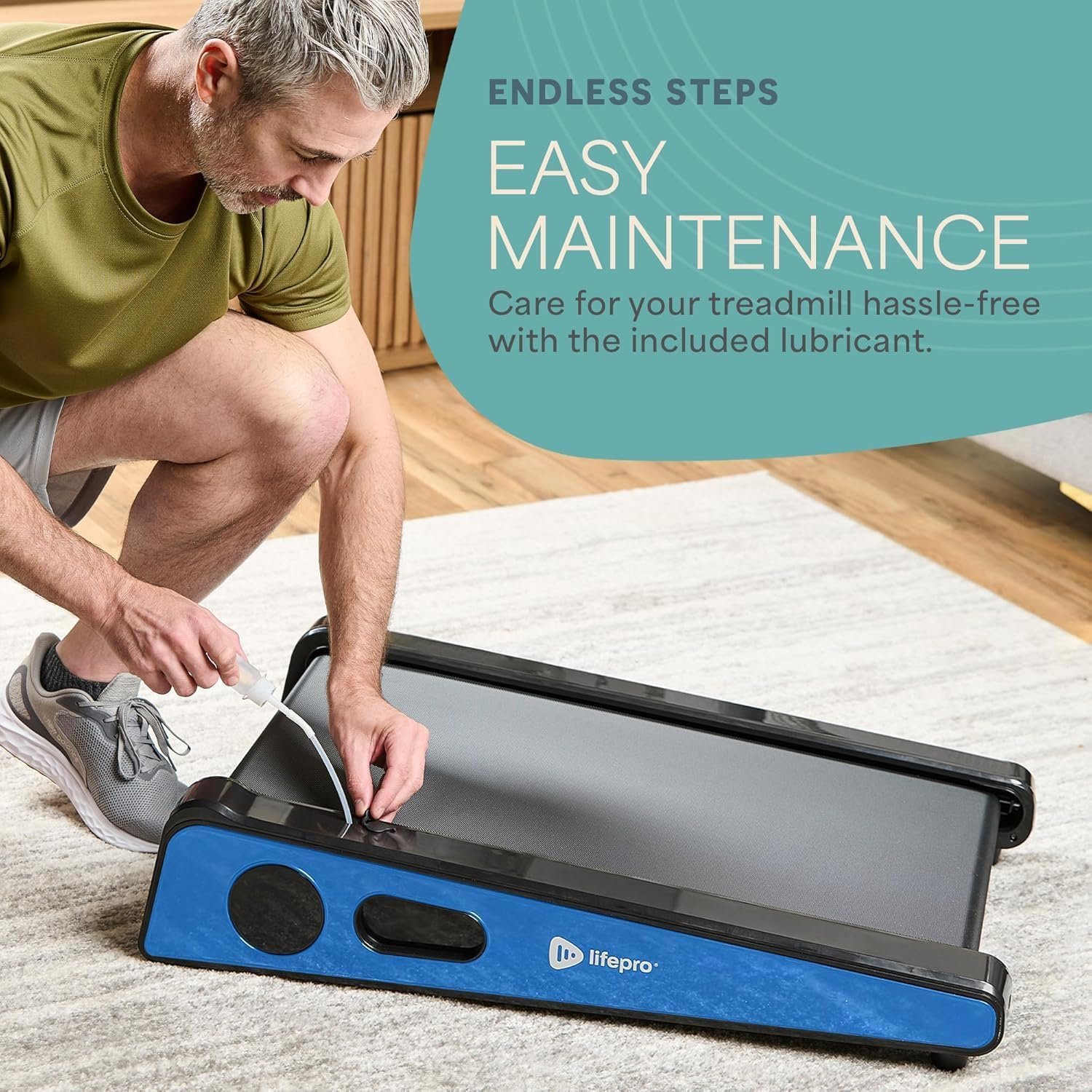 LifePro PacerMini Compact Walking Pad Treadmill with Incline – Under Desk Walking Treadmill for Home Mini Apartment & Office Portable Low Profile Quiet Electric with Remote Control & LED Display