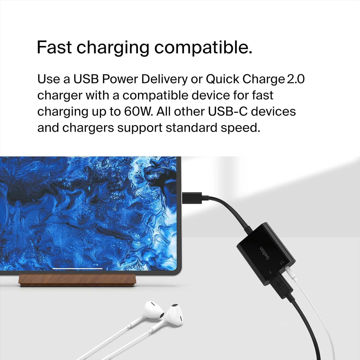 Belkin Portable Charger, Power Bank 20000 mAh 30W USB C for Phone, Laptop - iPhone 17, Air, Pro Max, iPad, AirPods, Apple Watch, Galaxy S25, & More - Black