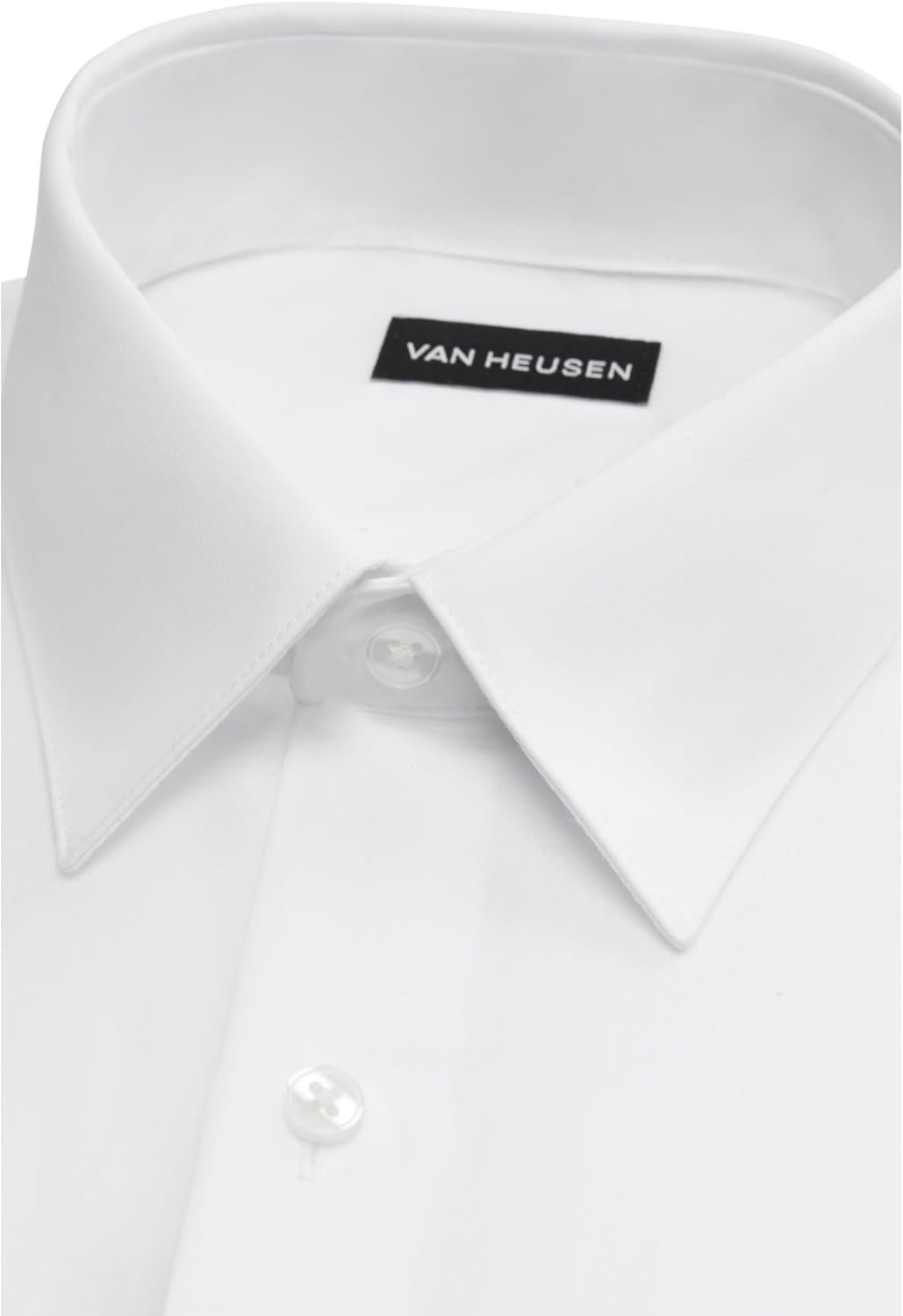 Van Heusen Men's Dress Shirt Fitted Poplin Solid