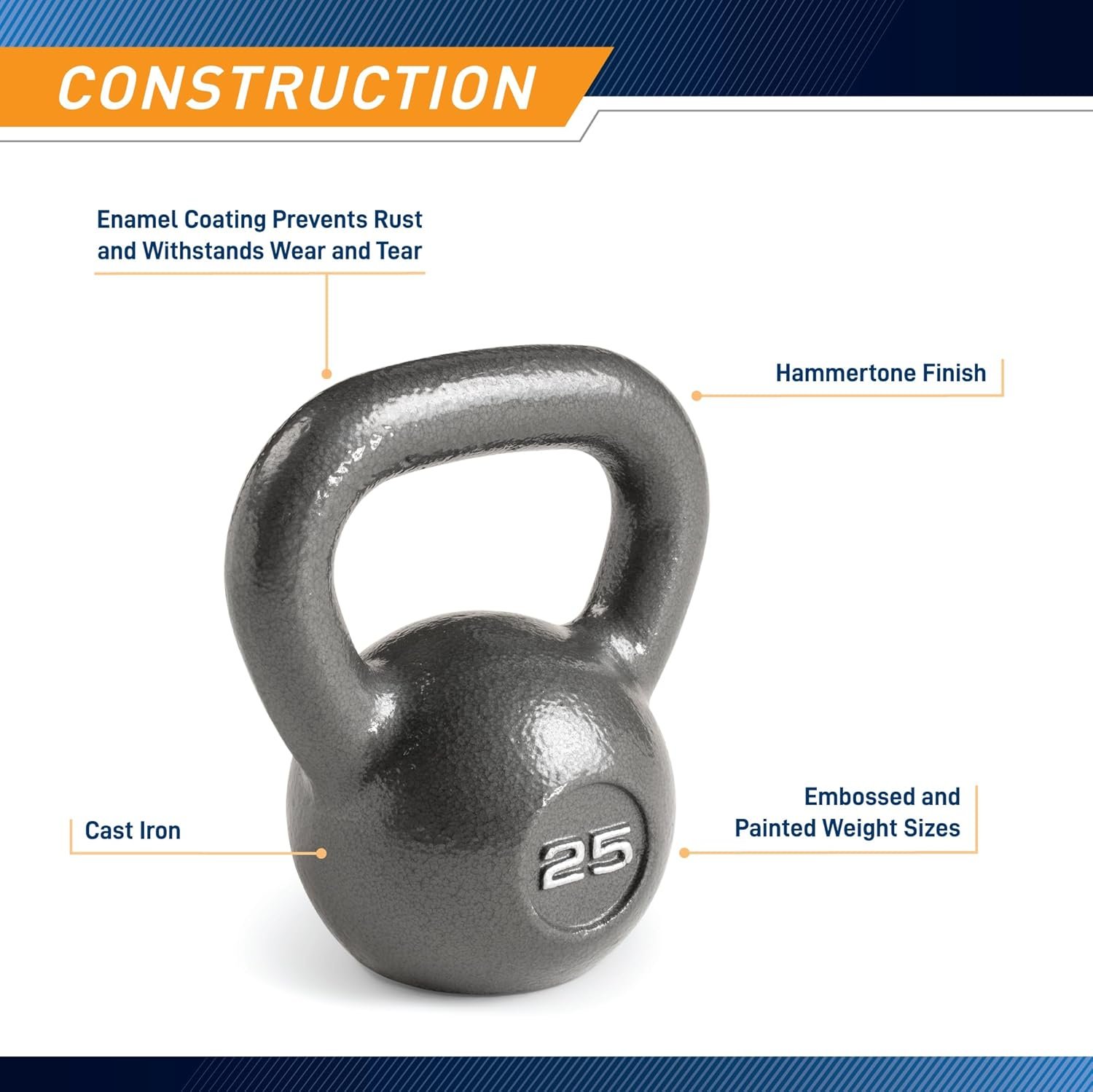 Marcy Hammertone Kettle Bells - 10 to 55 lbs. HKB Workout Weights