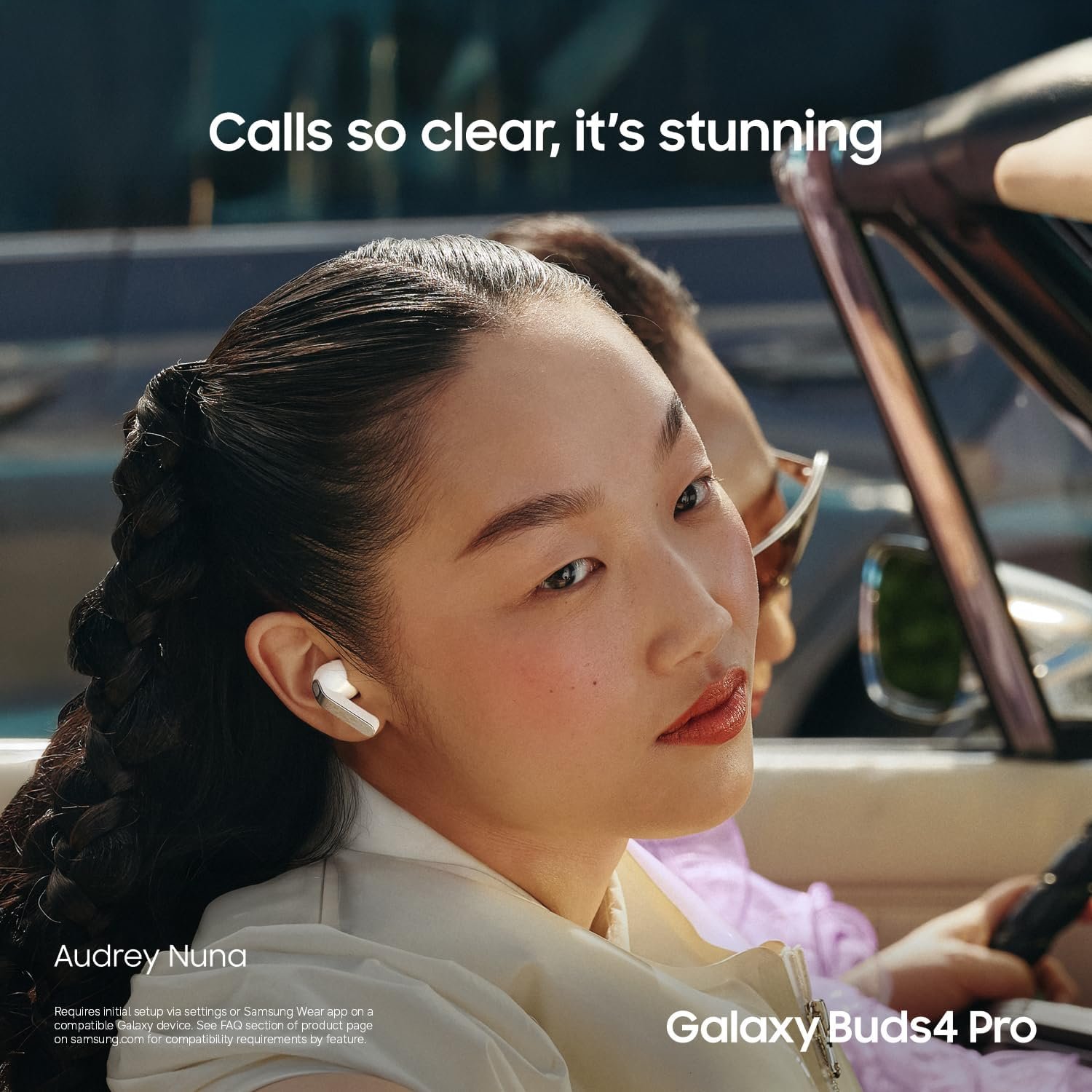 Samsung Galaxy Buds 4 Pro (2026) AI True Wireless Bluetooth Earbuds, Hi-Res Audio, 2-Way Speaker, ANC 2.0, Optimized Comfort, IP57, Live Translation, Black [US Version, 2 Yr Warranty]