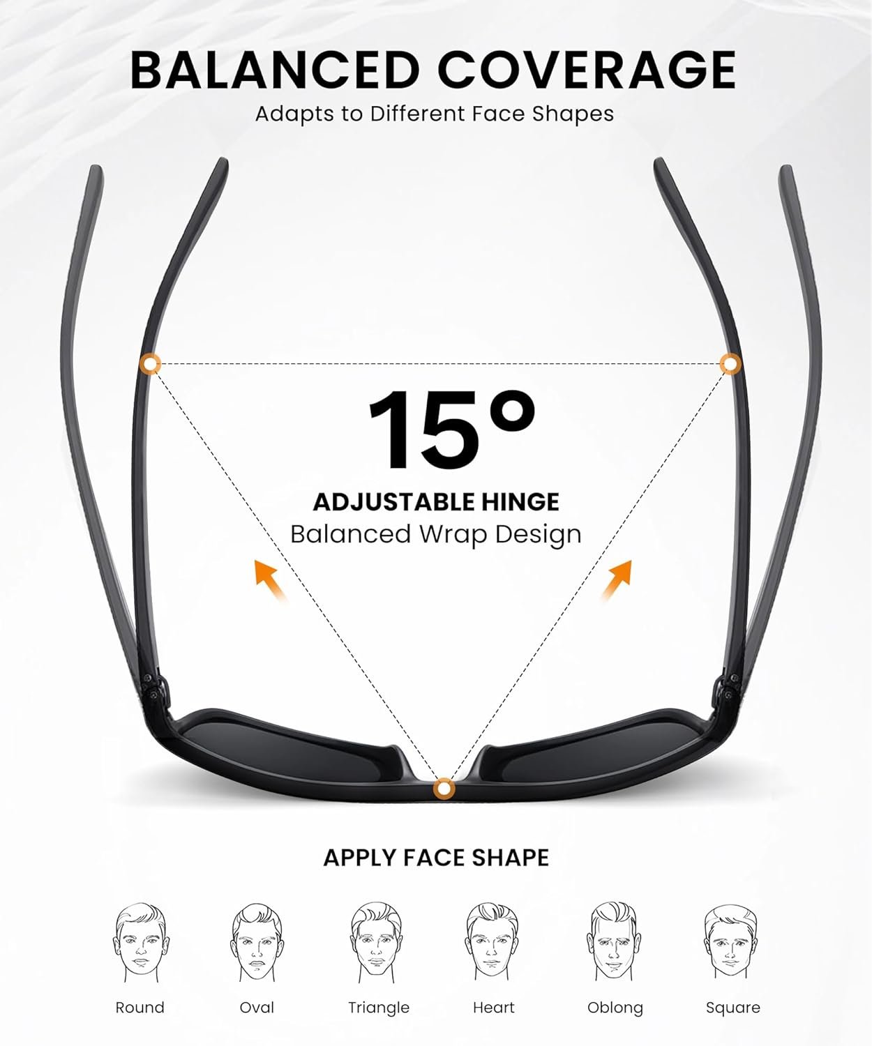 Sunglasses-Men Polarized Mens Sunglasses: Classic Women Sun Glasses UV Protection for Fishing Driving Golf