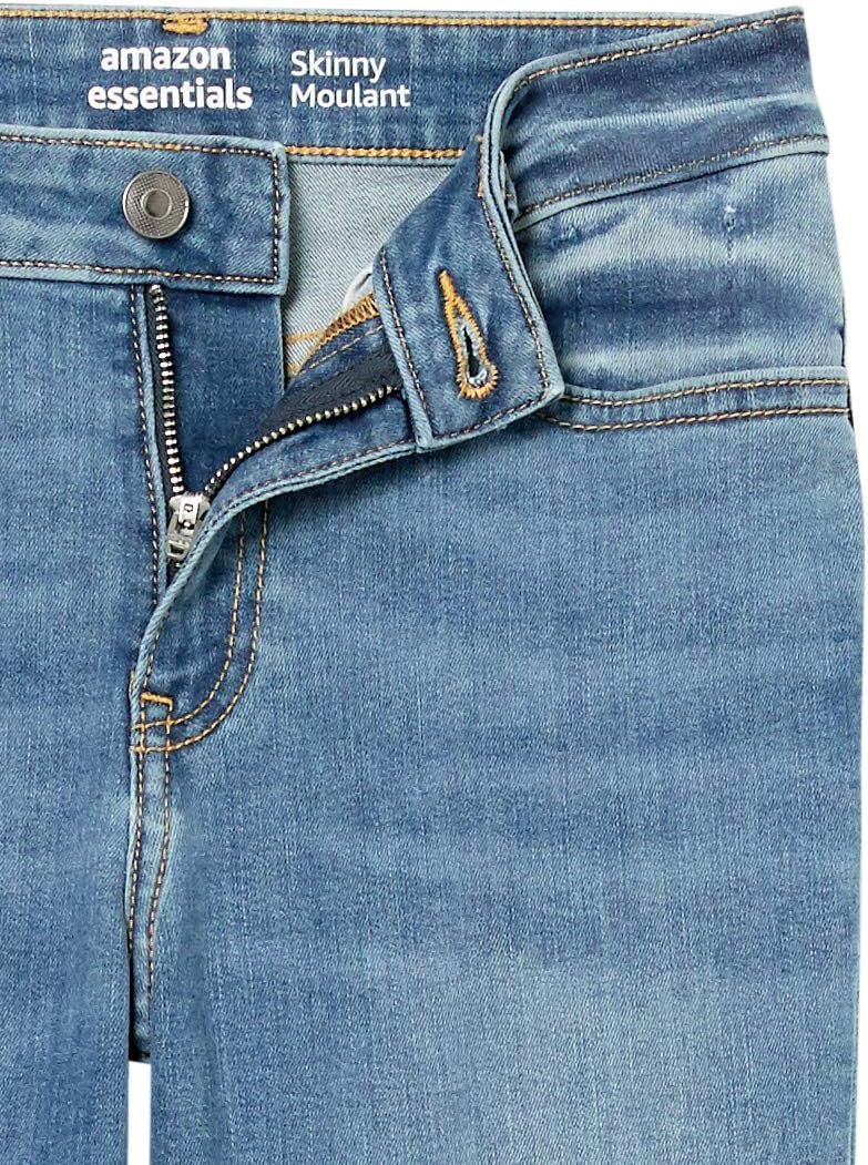 Amazon Essentials Women's Mid-Rise Stretchy Skinny Jeans