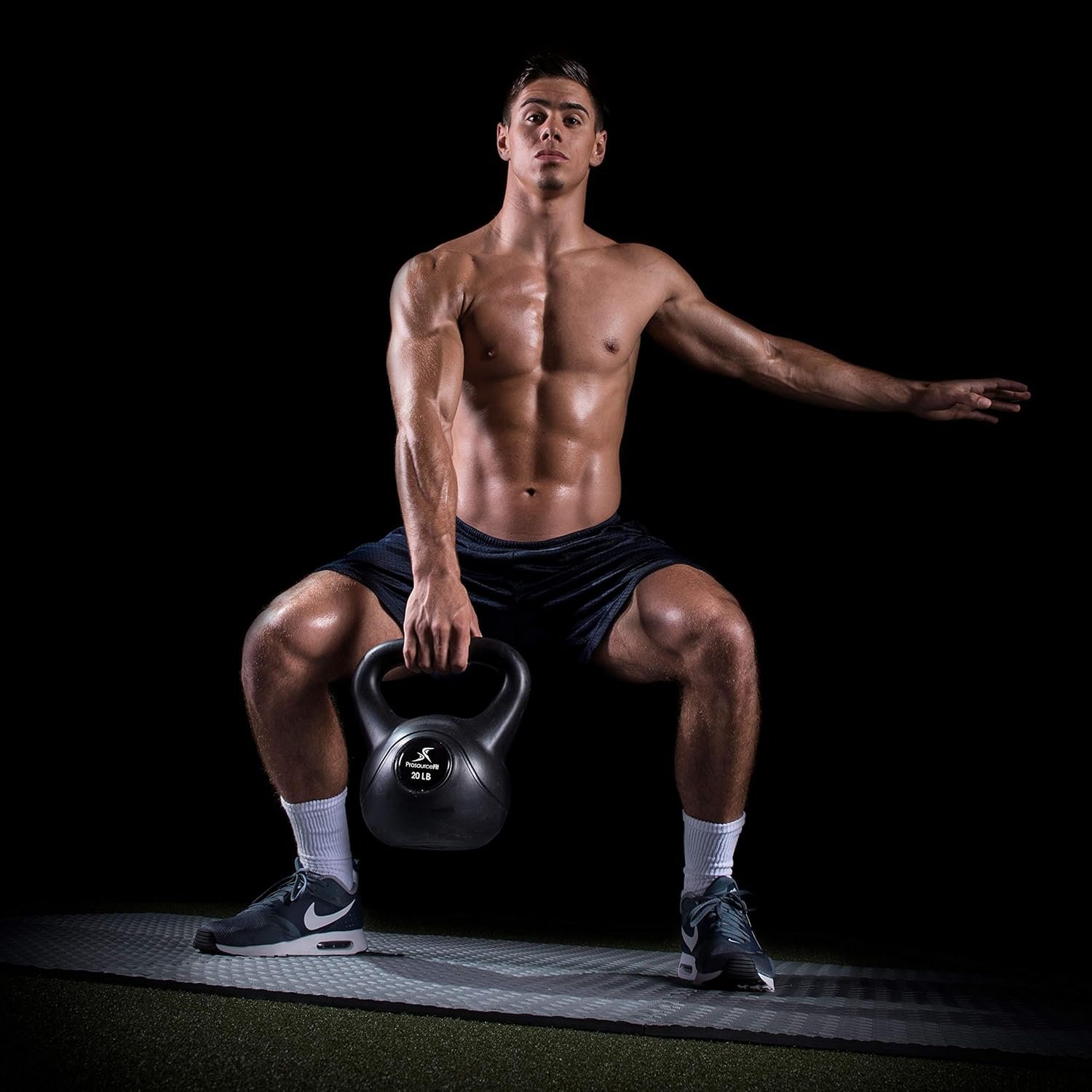 ProsourceFit Vinyl Plastic Kettlebell from 10, 15, 20, 25, 30 and 35 lbs
