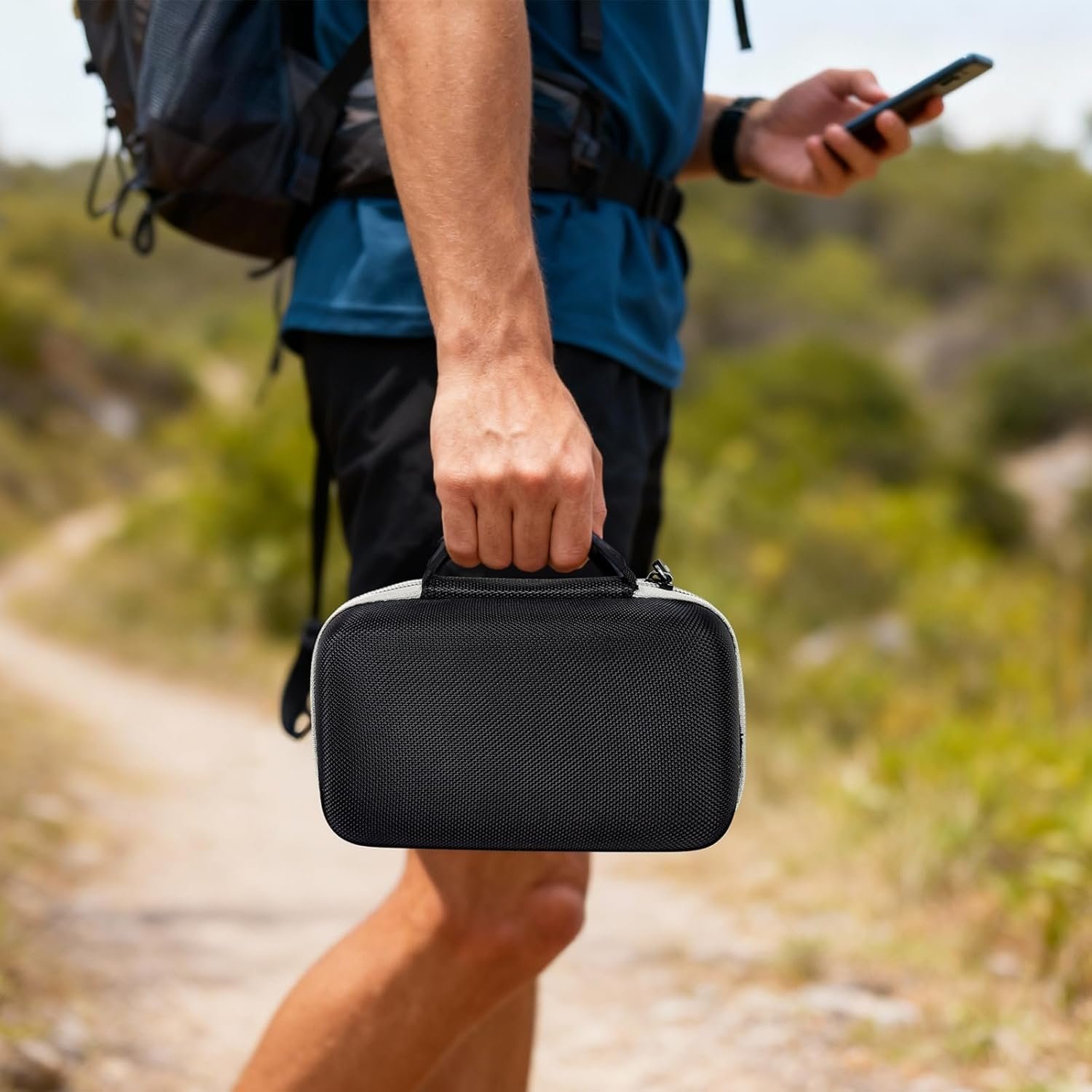 Power Bank Case Compatible with Anker Prime Power Bank 26250 (300w)/ 27650/ 25000/ 24000mAh(737) Power Banks, Storage Organizer for 100W Charging Base, Cable for Business Travel Outdoor Use (Box Only)