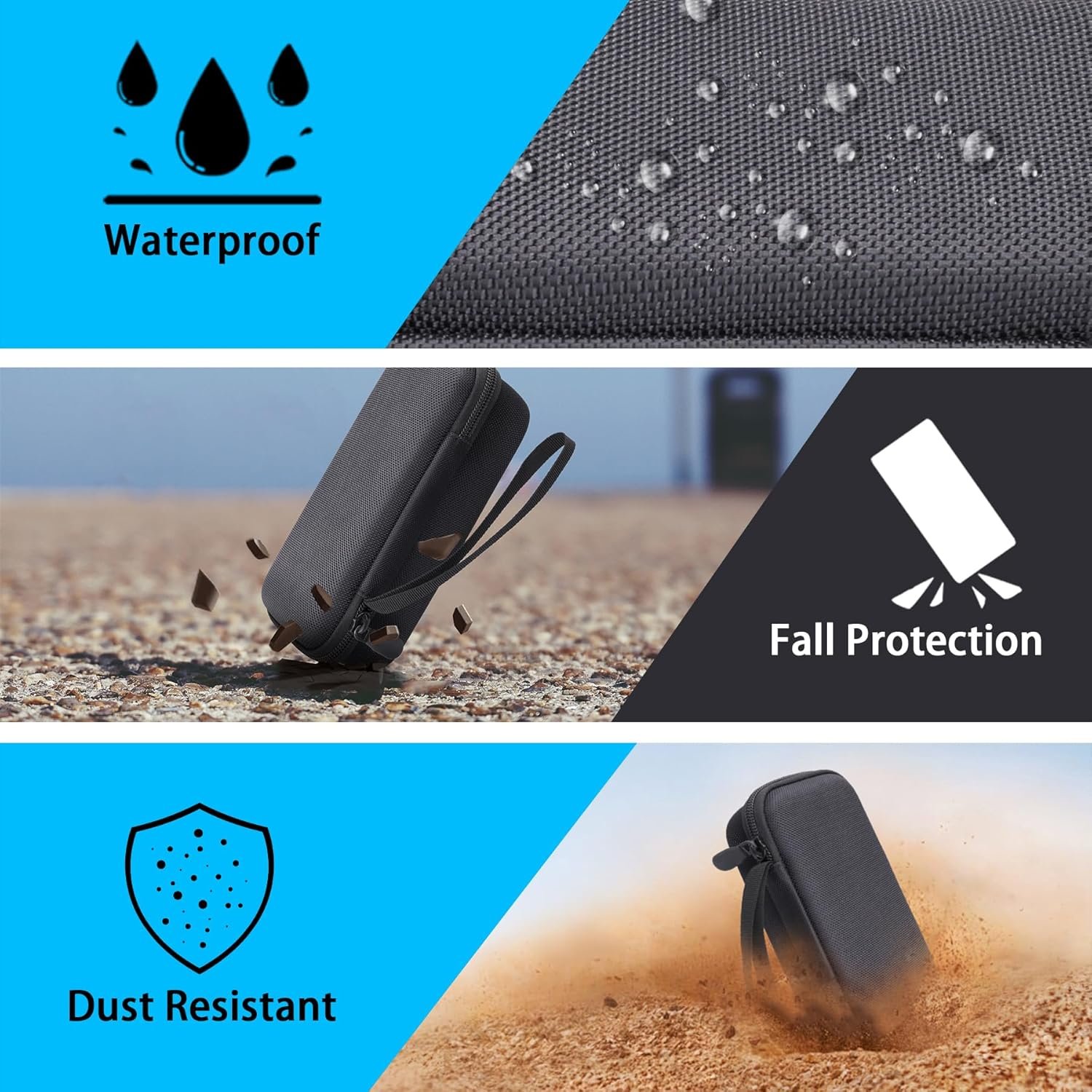 co2CREA for Anker 25,000mAh Laptop Power Bank, Hard Travel Case Compatible with Anker Zolo A1695 Power Bank 25K 165W, Case Only (Black Case)