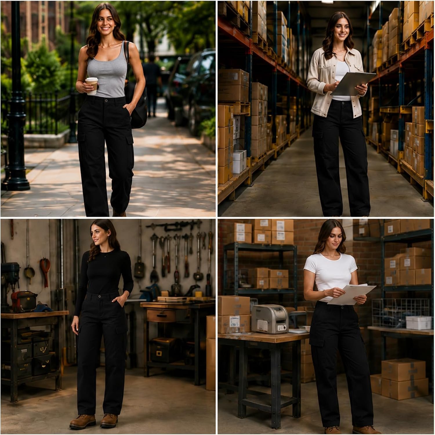 Dickies Women's Cotton Cargo Pant