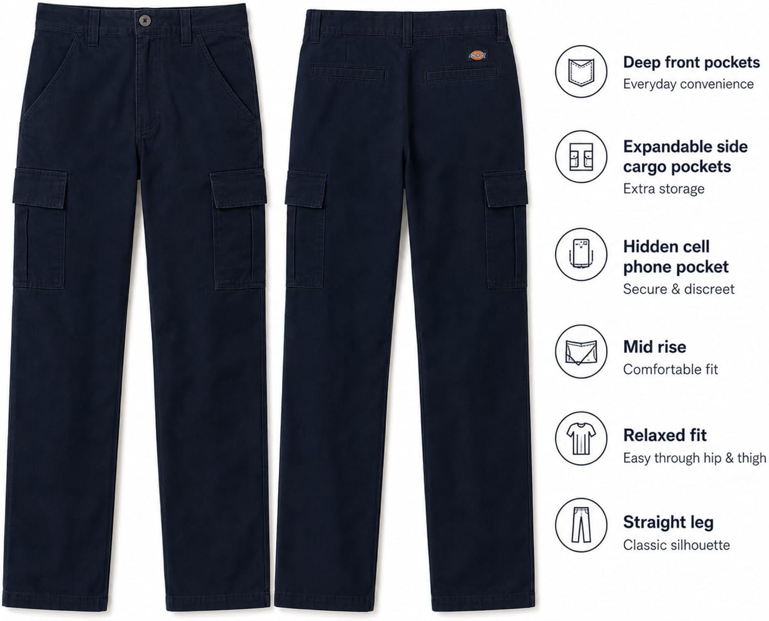 Dickies Women's Cotton Cargo Pant