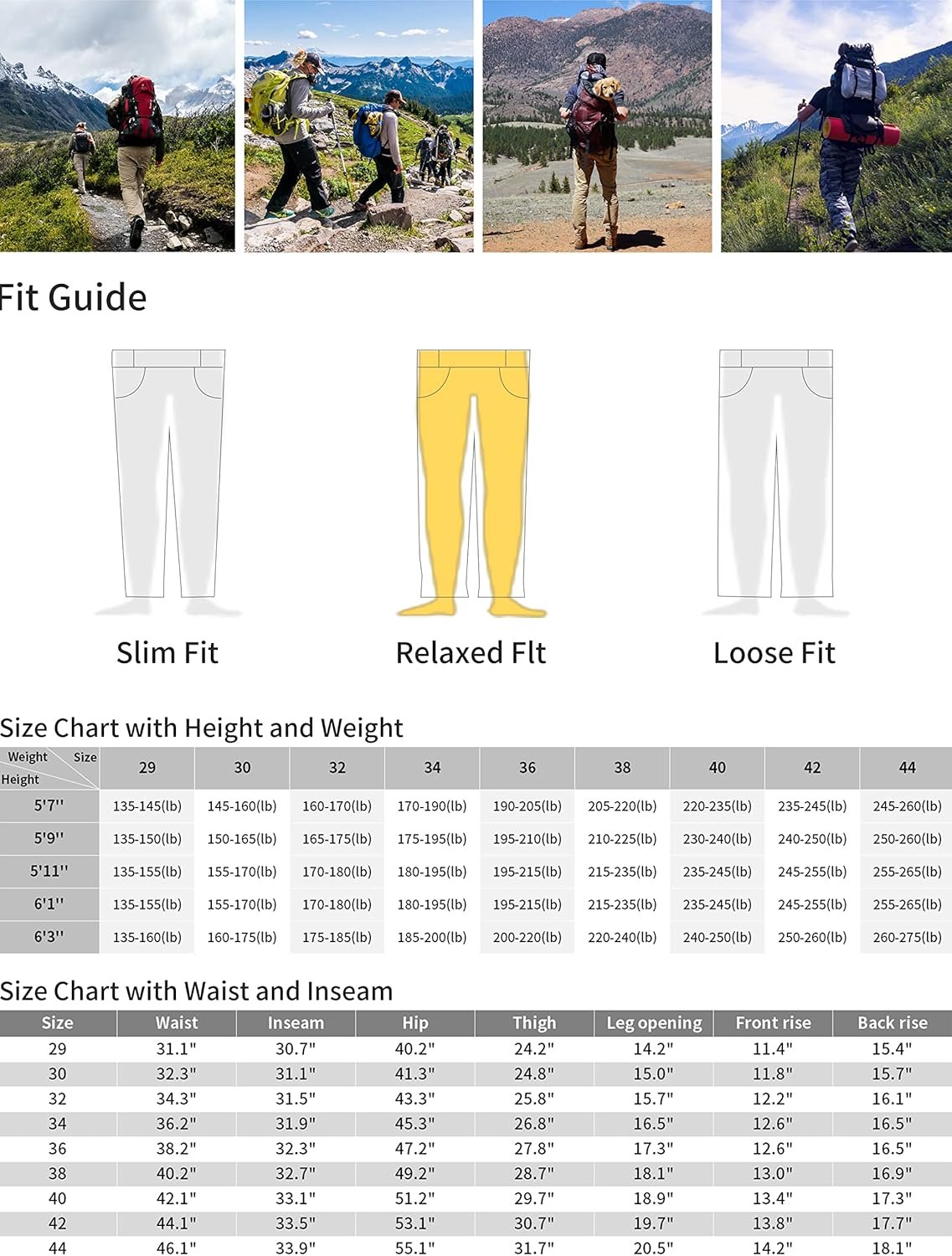 Men's Cargo Pants, Casual Outdoor Camo Pants, Relaxed Fit Work Pants with Multi Pockets