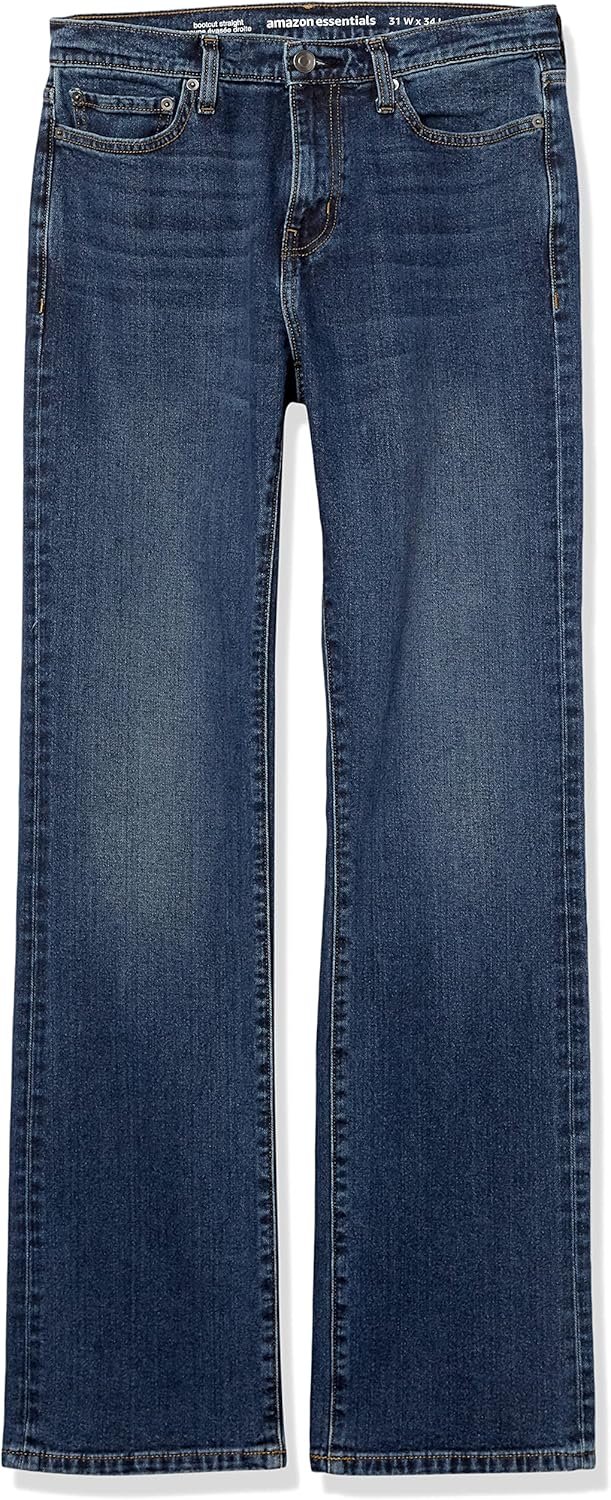 Amazon Essentials Men's Straight-Fit Bootcut Jean - Discontinued Colors