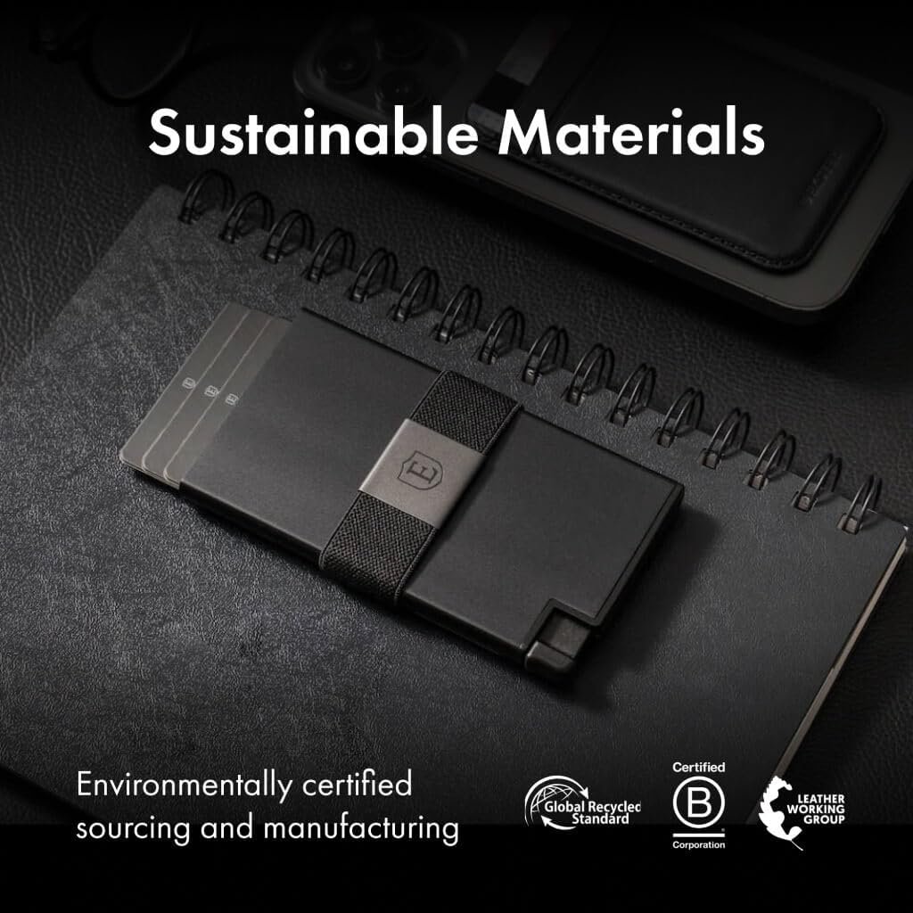 Ekster Aluminum Cardholder Wallet for Men | Metal Wallets with RFID Blocking Layer | Slim & Minimalist Aluminum Wallet with Push Button for Quick Card Access