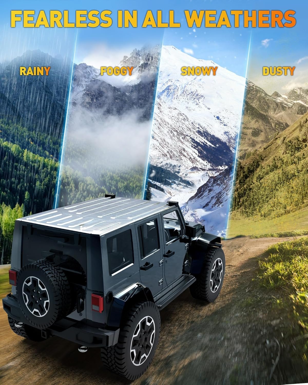 NAOEVO 7 Inch LED Light Bar, 240W 24,000LM LED Pods/Off Road/Fog/Driving Lights with Spot Flood Combo for Truck Boat UTV ATV, 2-Pack (White)