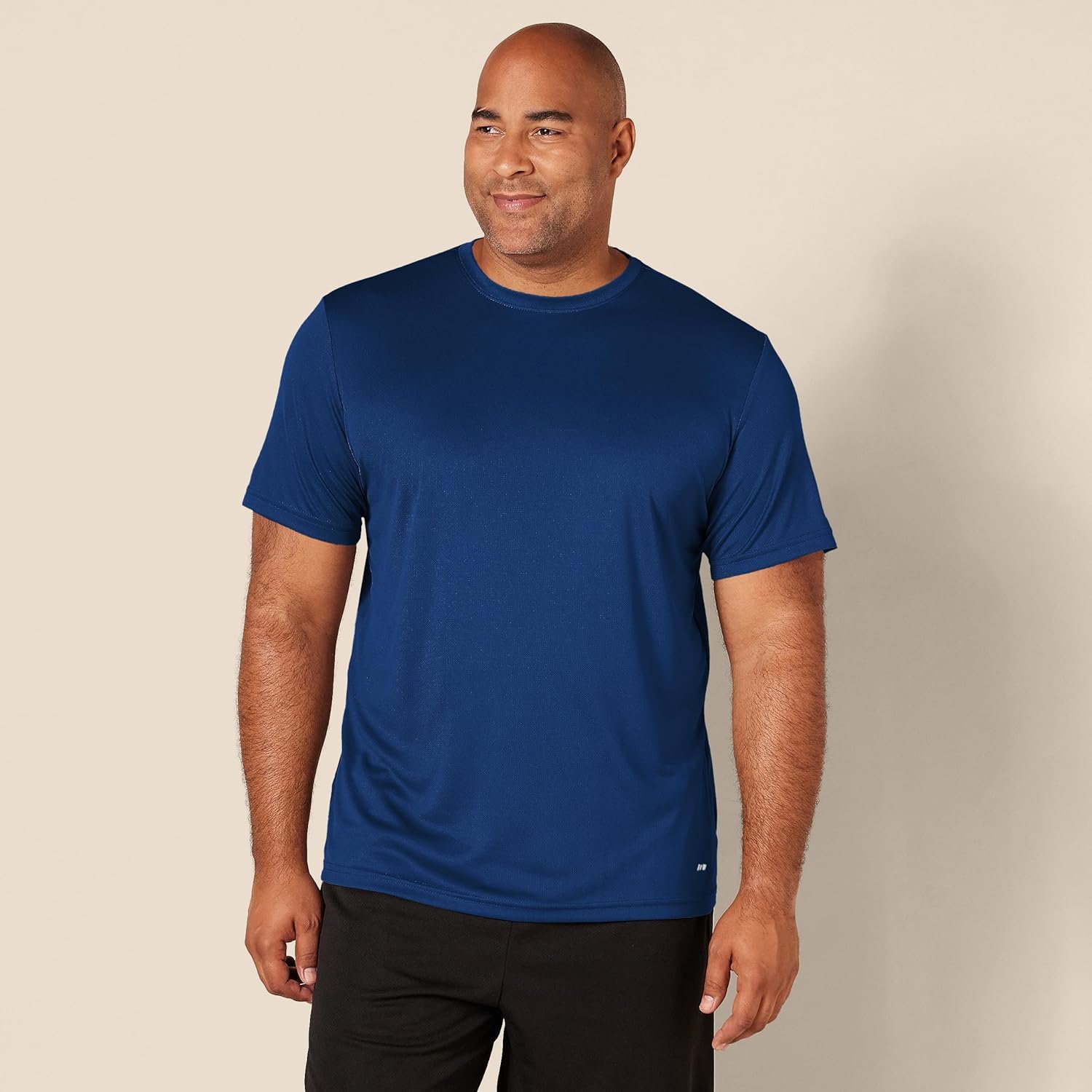 Amazon Essentials Men's Moisture Wicking Breathable Active Performance Tech Gym T-Shirts, Pack of 2
