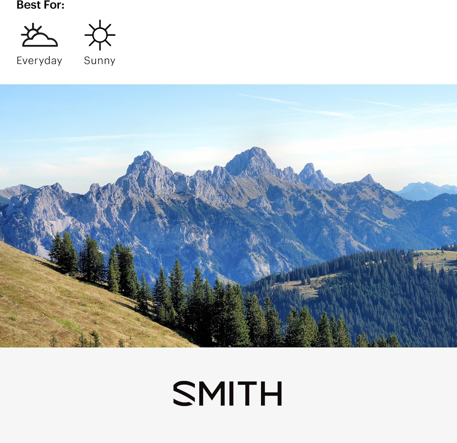 SMITH Shoutout Sunglasses with Polarized Lenses – Performance Sports Active Classic Sunglasses – For Men & Women