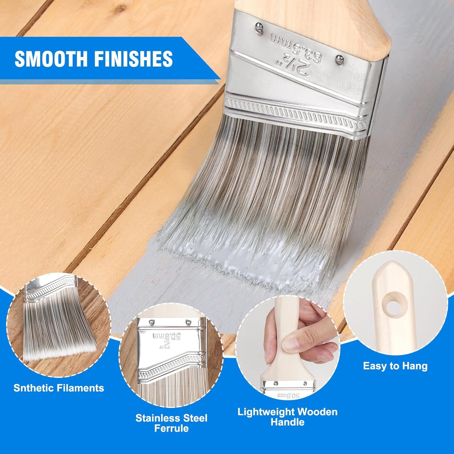 Paint Roller Kit, Paint Brushes and 4 Inch Foam Small Paint Roller Set, All in One Paint Tools for Professional or Home Owners for Professional Painting Results