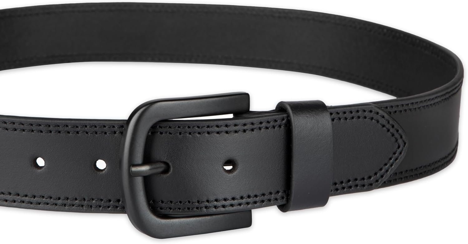 Dickies mens Genuine Leather Belt – Durable Casual Style, Regular & Big and Tall Sizes