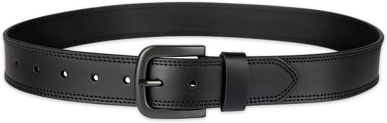 Dickies mens Genuine Leather Belt – Durable Casual Style, Regular & Big and Tall Sizes