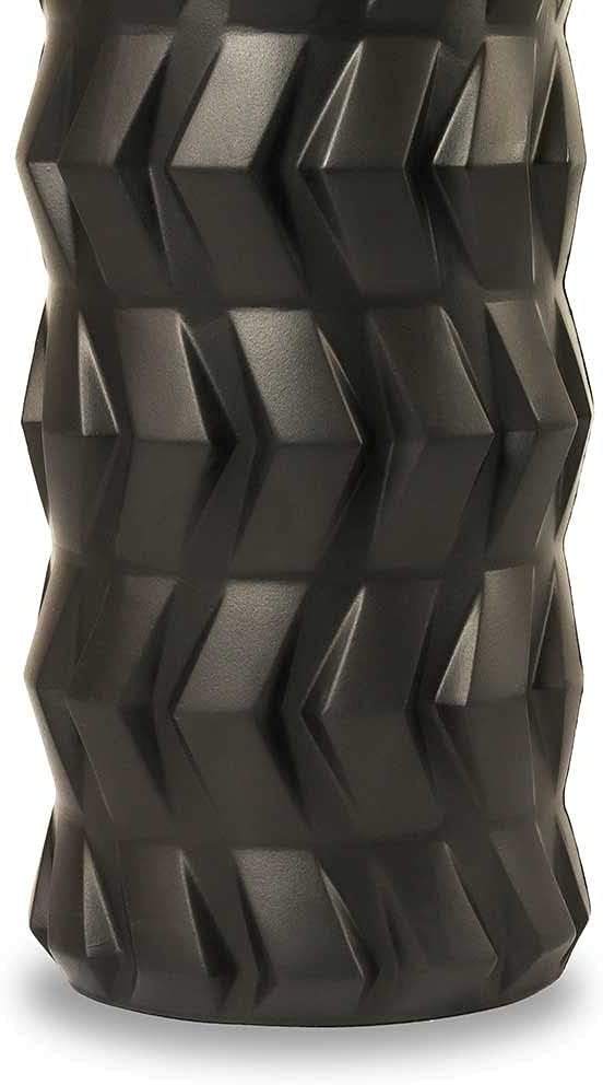 Fitness Mad Unisex's Tread EVA Foam Roller, Black, 32 x 13.5 cm