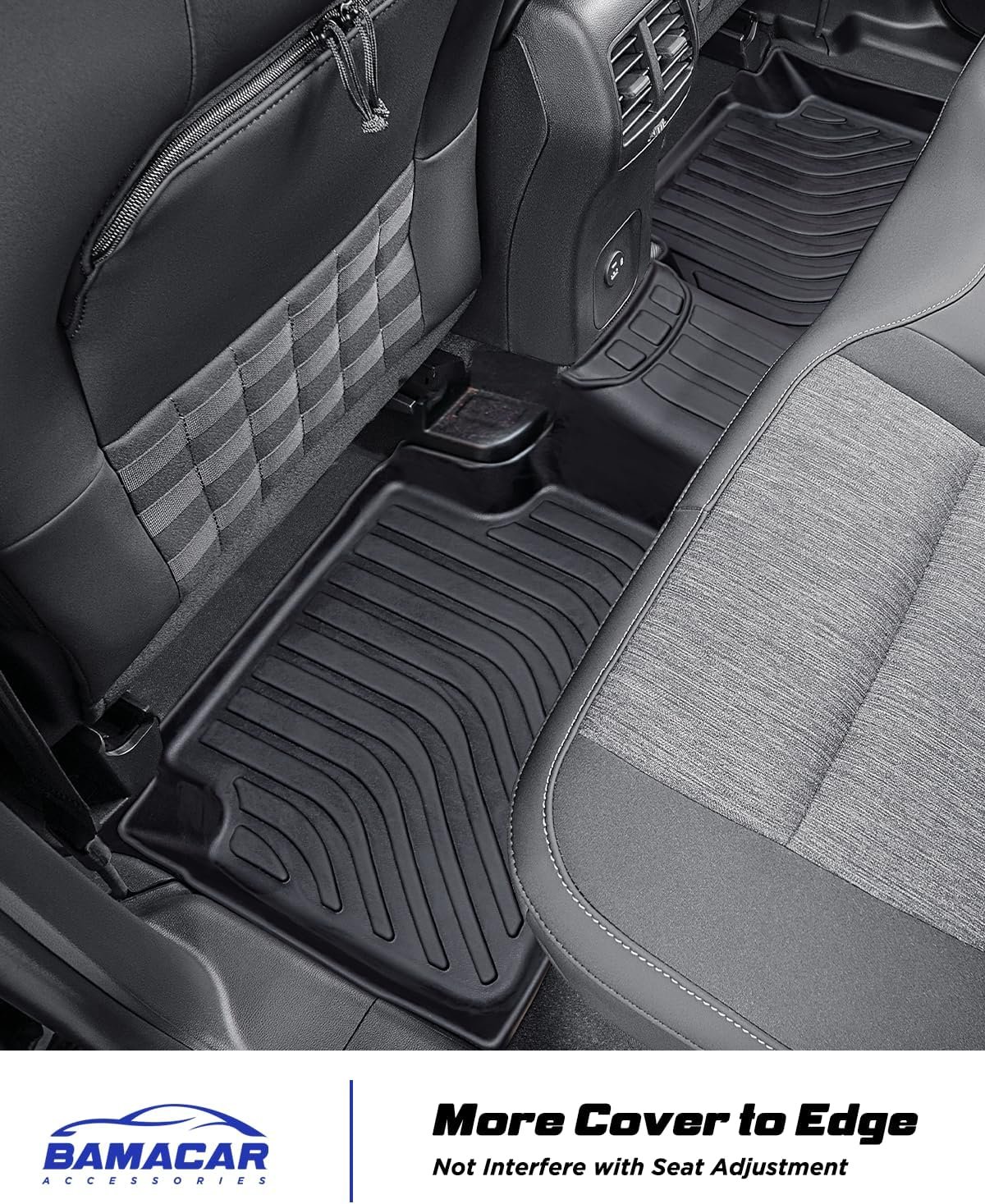 All Weather Floor Mats Cargo Liner for Ford Bronco Sport 2026 2025-2021,TPE Full Set Carpets Trunk Mat for Base Big Bend Badlands Accessories (ONLY for Sport),4pcs