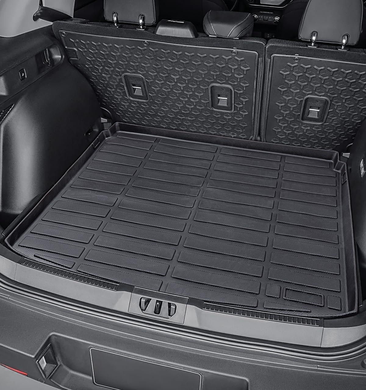 All Weather Floor Mats Cargo Liner for Ford Bronco Sport 2026 2025-2021,TPE Full Set Carpets Trunk Mat for Base Big Bend Badlands Accessories (ONLY for Sport),4pcs