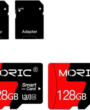 2 Pack 128GB Micro SD Card with Adapter High Speed Memory Card,C10 A1 Memory TF Card for Camera/Dash Cam/Smartphone/Tablet/Drone