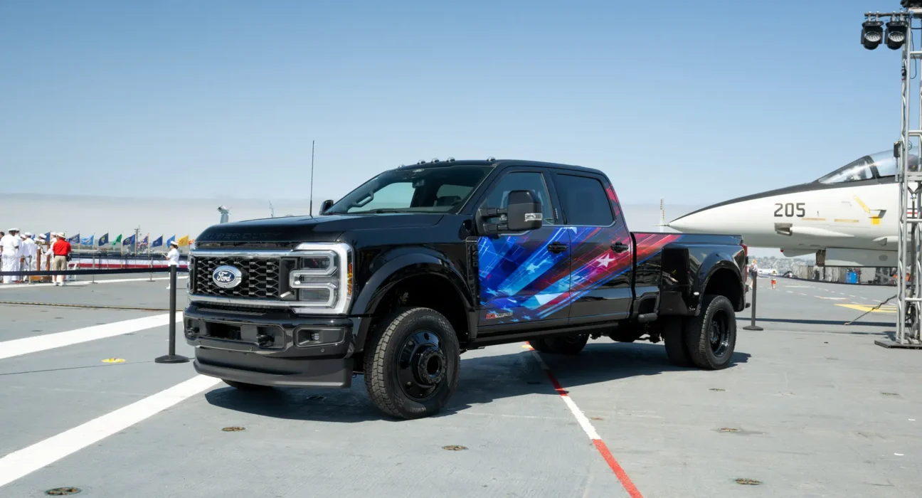 2027 Super Duty Introduces Ford's Latest Tribute to America with Red, White and Blue Proud to Honor Package