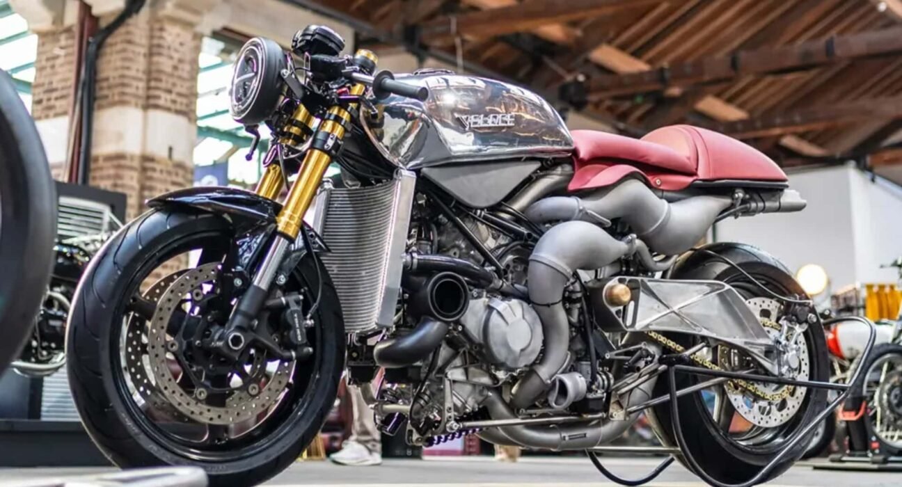 A new eight-cylinder two-stroke motorcycle is coming. And it promises almost 300 hp