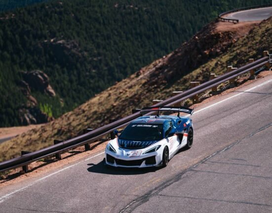 A production Chevy Corvette breaks records in America's most dangerous race
