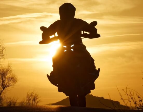 Adventure bike that seems to be made for riders over 40