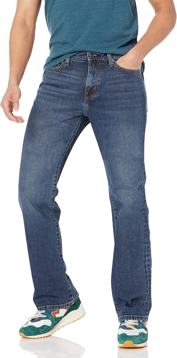 Amazon Essentials Men's Straight-Fit Bootcut Jean - Discontinued Colors