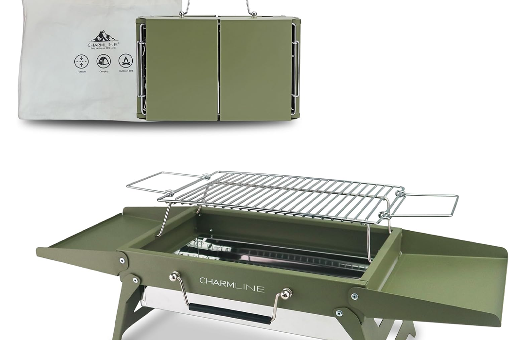 Amazon sells a 'super convenient' $40 portable grill that folds down smaller than a briefcase