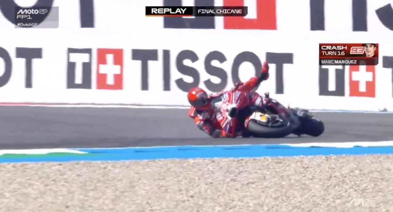 Aprilia dominance and Marquez crash shake up MotoGP, Dutch GP starts at Assen