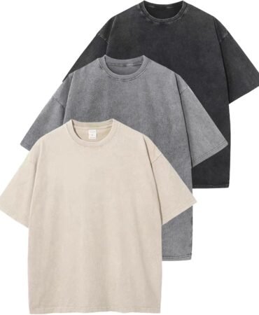 Arssm Men Oversized T Shirts Vintage Tee Loose Fit Short Sleeve Casual Streetwear Baggy Washed Unisex Tops