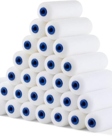 Bates- Foam Paint Roller Covers, 4 Inch, 30 Pack, Paint Roller 4 Inch, High Density Foam Roller Paint Covers, 4 Inch Paint Roller, Paint Rollers 4 Inch, Foam Paint Roller 4 Inch Foam Roller