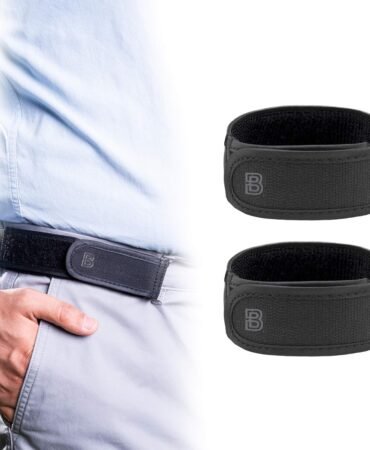 BeltBro Titan No Buckle Elastic Belt For Men — Fits 1.5 Inch Belt Loops, Comfortable and Easy To Use