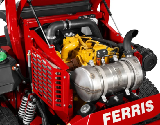 CAT diesel-powered mower has a bigger engine than a Honda Civic