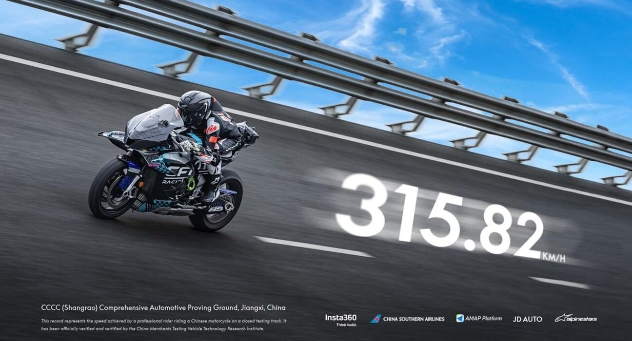 CFMoto's new V4 SR-RR superbike top-speed run is impressive. but leaves the question