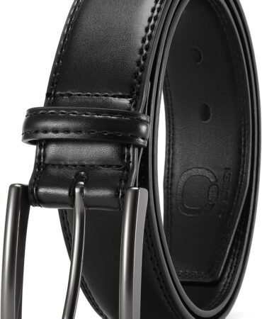 CHAOREN Mens Belt Leather - 1 3/8" Dress Belts for Men - Considerate Gift for Work Business Casual Jeans