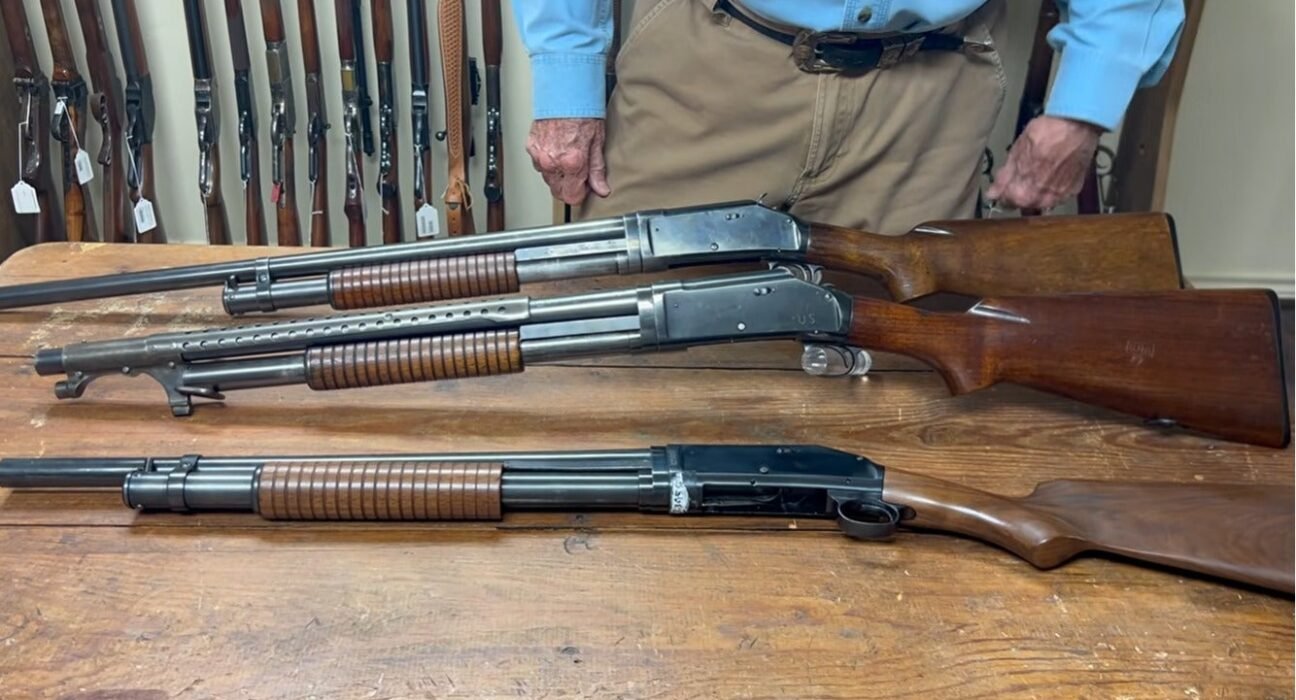 Cimarron Firearms is producing a Winchester Model 1897 replica