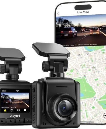 Dash Cam 2K, WiFi Dashcams with APP, External GPS, 1.5'' IPS Screen, Front Dash Camera for Cars, Mini Car Camera, WDR Night Vision, 24H Parking Monitor, Loop Recording, G-Sensor