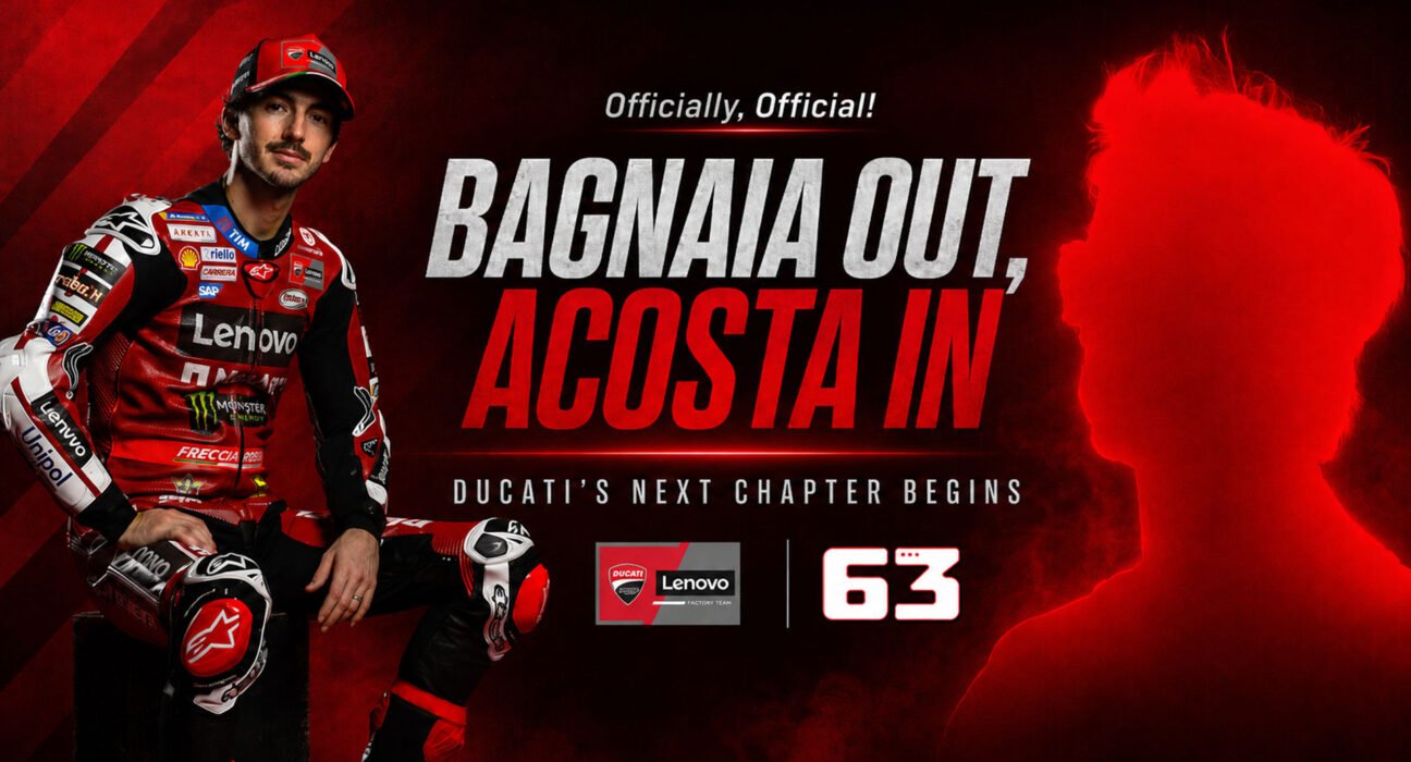 Ducati confirms Bagnaia's exit as Pedro Acosta joins Marc Marquez
