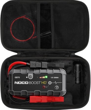 EVA Protection Case Compatible with NOCO Jump Starters - Boost HD GB70/Boost X GBX75 UltraSafe Lithium Jump Starter(CASE ONLY)