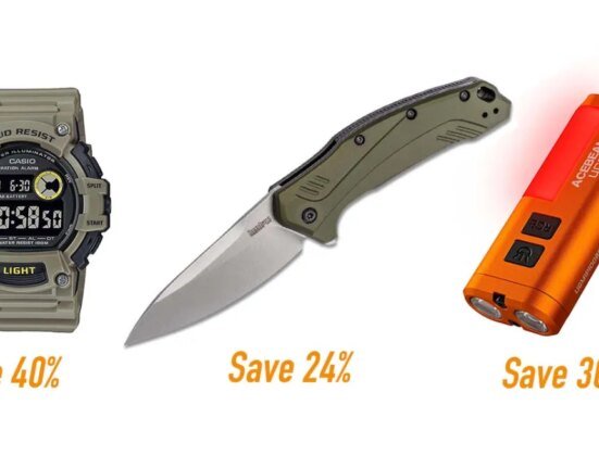 Early Prime Day deals on EDC gear: watches, knives, flashlights, pens, and more