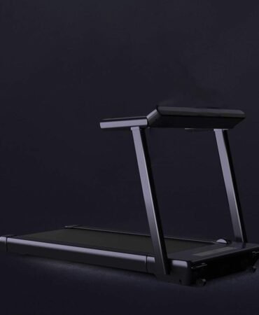Electric Treadmill Foldable Running Machine 14 km/h Max Speed Easy Assembly with Adjustable Display Panel 3-Level Manual Incline Convenient Tablet Stand for Home Use (Color : White)