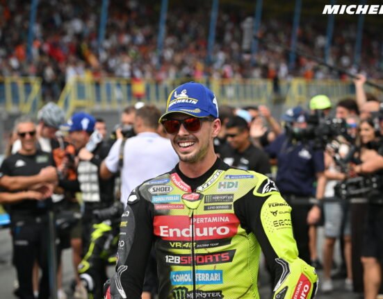 Fabio di Giannantonio beats Aprilia dominance with stunning MotoGP sprint podium finish