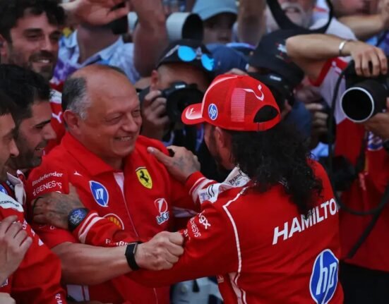 Ferrari boss Fred Vasseur credits Lewis Hamilton's resilience for stunning Barcelona GP win