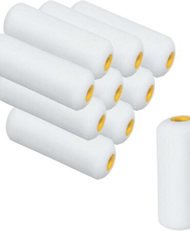 Foam Paint Rollers, 10pcs 4 Inch Paint Roller, Mini Paint Roller High Absorption Foam Paint Roller, Small Foam Paint Rollers, 4 Inch Foam Rollers for House Painting.
