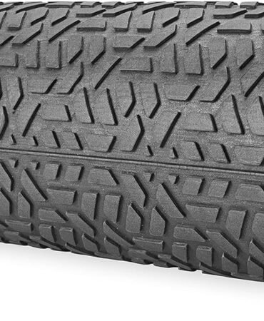 Gaiam Restore Compact Textured Foam Roller for Muscle Repair and Exercise – 12”L X 4" Diameter Massager Roller – Ideal for Improved Circulation and Easing Muscle Tension